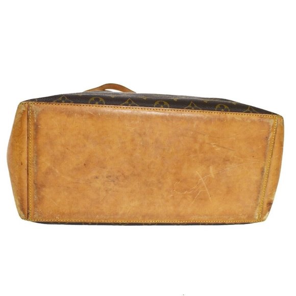 LOUIS VUITTON Cabas Mezzo Shoulder Bag Monogram Leather Brown - Picture 6 of 16